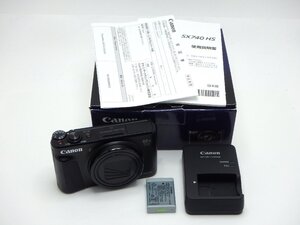 ★ハローカメラ★1円スタート 4297 キャノン PowerShot SX740 HS ブラック 約2030万画素 動作品 CANON 即決あり