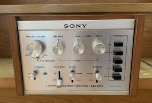 SONY SQA-2030 4チャンネルデコーダー プリアンプ 改造品