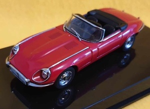  Ж オートアート 1/43 ジャガー Eタイプ V12 シリーズ3 1971 赤 Ж AUTOart JAGUAR E-Type Roadster Sr.3 Red Ж Daimler デイムラー XJS