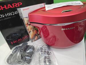 SHARP KN-HW24F-R ヘルシオ 水なし自動調理鍋 ヘルシオホットクック レッド シャープ 開封/未使用/保管品