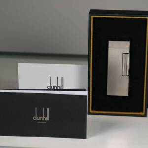 Dunhill ダンヒル ガスライター シルバー 付属品完備 現状品