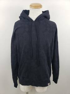 133-KM2989-80s Carhartt カーハート Hooded Verse Sweat ブラック Sサイズ 総柄 I030623 プルオーバー 裏起毛 バンダナ ペイズリー