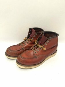 RED WING SHOES 8875 レッドウィング 8E 26㎝ クラシックモック ブラウン レザーブーツ レースアップブーツ ファッション HMY