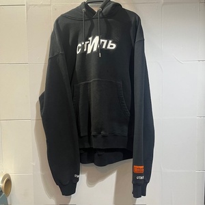 HERON PRESTON 21aw CTNMB LOGO HOODIE XLサイズ ヘロンプレストン ロゴフーディーパーカー