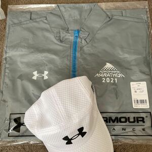 ★新品未開封★UNDER ARMOUR 横浜マラソン 2021 ウェア　キャップ　