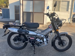 【★宮崎県発☆最落無★売切☆彡】ホンダ　ハンターカブ　CT-125　走行1175km　JA65 美品　自賠R10年3月　スペアキー有　格安売切！！