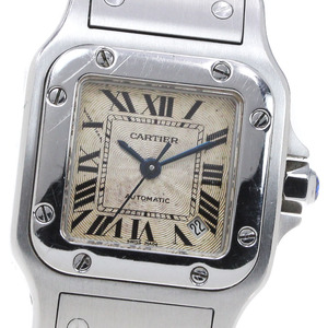 カルティエ CARTIER W20054D6 サントスガルベ SM デイト 自動巻き レディース _845334