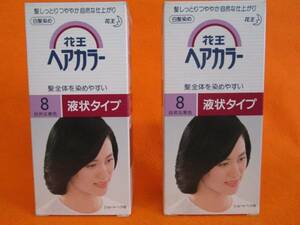 Ｂ２３★廃番★消費税３％当時 花王ヘアカラー液状タイプ ８ 全２本