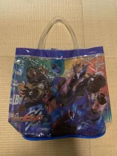 仮面ライダービルド　透明プールバッグ  中型　特撮