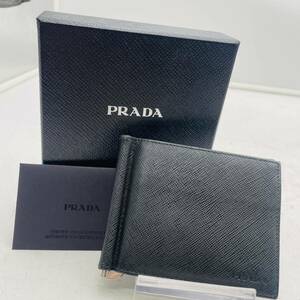 【送料無料】PRADA 財布 マネークリップ カード、箱付き