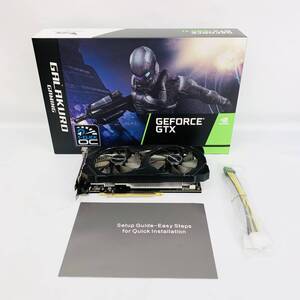 【1円スタート 中古 動作品】玄人志向 グラフィックボード GG-GTX1660Ti-E6GB/DF