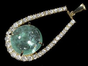 .IMI8649S【売り切り】新品【RK宝石】≪Paraiba≫ 天然パライバトルマリン 12.269ct! 極上ダイヤモンド 1.8ct K18 超高級ネックレス ダイヤ