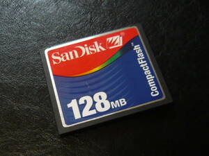 動作保証！SanDisk CFカード 128MB ①