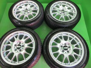 PCD112 BBS CH003 メッシュ 8.5j/+35 ハブ約57㎜ MOMO NORTHPOLE W-2 225/50R17 製造21年 4本セット! 中古 VWワーゲンなどに!