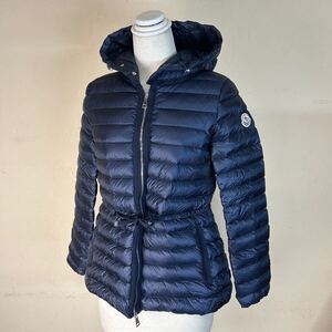 【極美品】 MONCLER モンクレールライトダウン軽量RAIE ネイビー　00