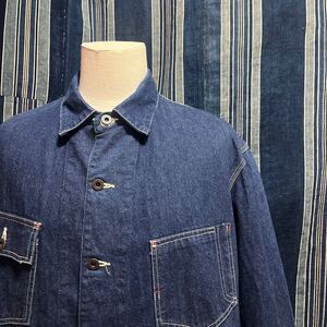 rare 90s y2k hoggs nepenthes coverall jacket 90年代 ホッグス ネペンテス デニム カバーオール 当時物 インディゴ 日本製