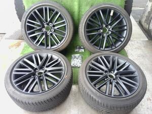 中古 クラウン 225/45R18 マットブラック 美品 低走行 レグノ タイヤホイール 225/45R18