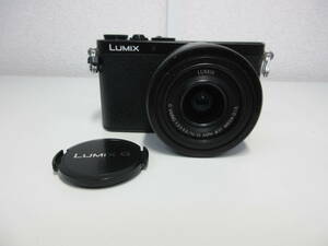 中古 カメラ パナソニック Panasonic LUMIX DMC-GM1 ブラック G Vario 12-32mm F3.5-5.6 バッテリー付き ミラーレス一眼 ※動作未確認／Q