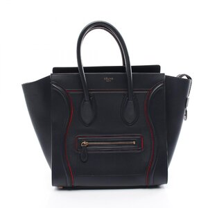 セリーヌ ラゲージ ミニショッパー ブランドオフ CELINE レザー ハンドバッグ レザー 中古 レディース