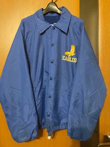 希少 90s『Champion』USA製 青タグコーチジャケット チャンピオン アメリカ製 VINTAGE ヴィンテージ ビンテージ 古着 アメカジ 90年代 XL