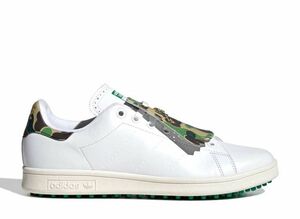 A BATHING APE × adidas Originals Stan Smith Golf "Footwear White/Green" 29.5cm IG5916