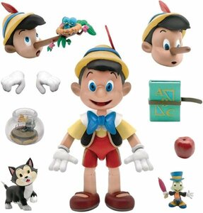 スーパー７ ディズニー ピノキオ ジミニークリケット フィガロ フィギュア SUPER7 Disney Pinocchio