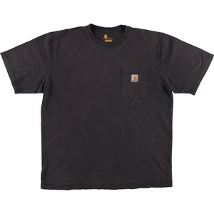 古着 カーハート Carhartt ORIGINAL FIT 半袖 ワンポイントロゴポケットTシャツ メンズL相当 /eaa471218