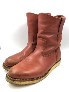 【中古】RED WING 2011年USA製 8866 ペコスブーツ ブラウン sizeUS9 E 27.0cm △カカト減、カカト傷（多） レッドウィング[240024494071]