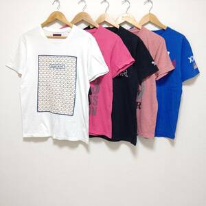 お得!!【まとめ売り】半袖 Tシャツ 5着 セット HRM ハリラン ブルーブルー ラスケー リアルビーボイス サーフ メンズ サイズ M /Y12365j