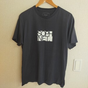 SOPHNET. ソフネット SOPH-167107 ボックスロゴ プリントTシャツ 半袖 M ブラック(黒）