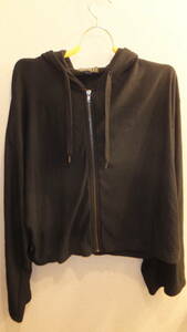 ★FOREVER 21★フォーエバー21レディーストップスZIPフーディーパーカーサイズXL Ladies Zip Hoodie Tops SizeXL　USED IN JAPAN