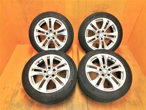 『送料無料』メルセデスベンツW212 Eクラス純正 245/45R17 4本セット ミシュラン 17×8J 112×5 ET48 ベンツEクラス などに