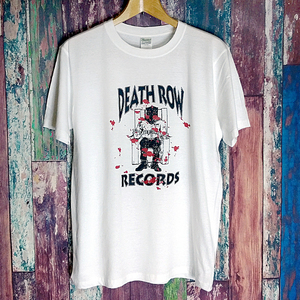 送込　Death Row Records　Dr. Dre　デス ロウ レコード　半袖Tシャツ　白　Mサイズ