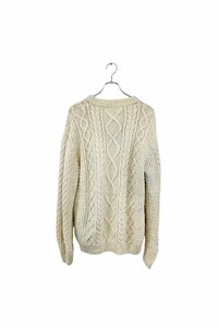 Made in UK fisherman sweater フィッシャーマンセーター ニット ケーブル編み ヴィンテージ 8