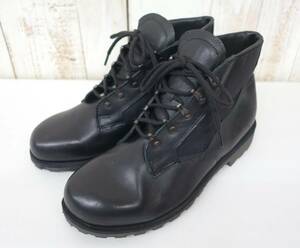  VINTAGE EU古着　ヨーロッパ古着＊DM Deutsche Marine ドイツ海軍＊Bordschuh　レザーブーツ 28.0＊非導電性　帯電防止　耐油性 ソール