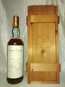 マッカラン The MACALLAN 25年 未開栓 木箱付 古酒