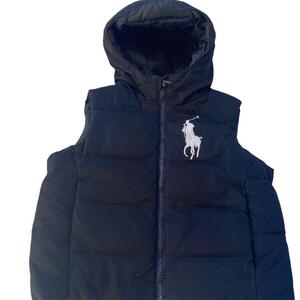 ★美品　ポロラルフローレン　Polo by Ralph Lauren　ダウンベスト　アウター　キッズ　３T　ブラック