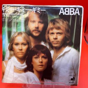 再生良好 送料140 EP/アバ(ABBA)「ギミー・ギミー・ギミー/ザ・キング・ハズ・ロス・ヒズ・クラウン」