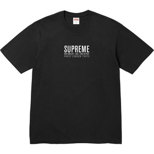 新品未開封 Supreme Paris Tee Black Tシャツ 24SS 黒