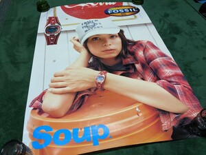 フォッシル　FOSSIL　特大　レトロポスター