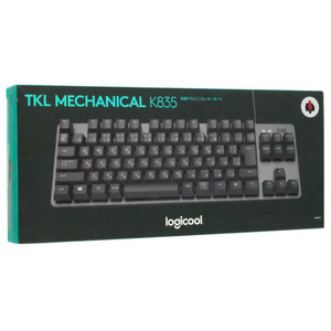 【中古】ロジクール TKL Mechanical Keyboard K835-Linear K835GPR 赤軸 グラファイト 元箱あり [管理:1050024328]