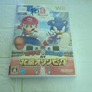 空箱扱いディスク動作不可【Wii】 マリオ＆ソニック AT 北京オリンピック