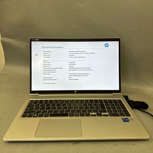 JXJK5302 HP ProBook 450 G8/Core i 7-1165G7 2.80GHz /メモリ:16GB/SSD：512/BIOS確認