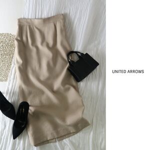 1.8万☆ユナイテッドアローズ UNITED ARROWS☆UWSC タイト マキシスカート 40サイズ 日本製☆M-S 0323