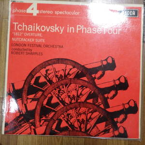 英DECCA PFS4044 R・シャープルズ・ロンドン祝祭管／Tchaikovsky in Phase Four 1812 くるみ割り人形組曲 P4S 中溝赤白盤