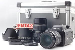 使用感少なめ★ ペンタックス Pentax 645N FA 45-85mm 80-160mm f/4.5 Lens ２本ズームレンズセット 中判 フィルム カメラ完動品