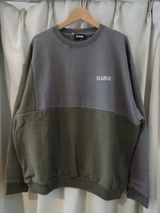 X-LARGE エクストララージ XLARGE PANELED CREWNECK SWEAT オリーブ L 最新人気品 値下げしました！　 