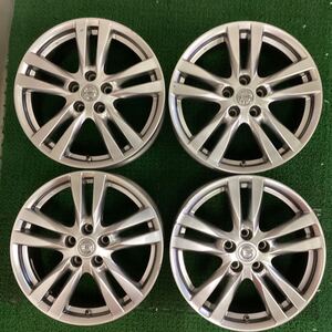 【301】日産 エルグランド純正アルミホイール18x7.5J+55 114.3-5H中古品４本