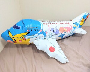 ポケモンジェット 飛行機 空ビ 90cm 空気ビニール風船 Inflatable Pokemon Jet Plane Pool Toy Rare Vintage