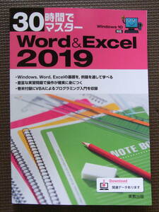 ★新品★30時間でマスター★Word&Excel 2019★実教出版